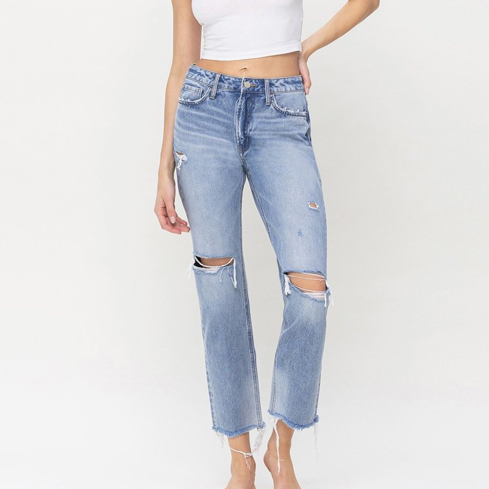 Last 1! NWT Super High Rise Relaxed Fit Jeans